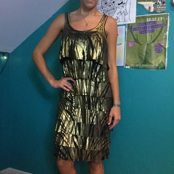 Michael Kors Layered Ruffle Tiered Dress - Picture 7 of 7